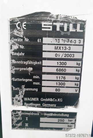 комиссионный штабелер Still MX13-3