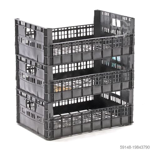 Б/у европластиковые контейнеры с перфорированными стенками и дном, Д: 590, Ш: 400, В: 220 (мм). 25 л Kruizinga 98-7327GB-PAL