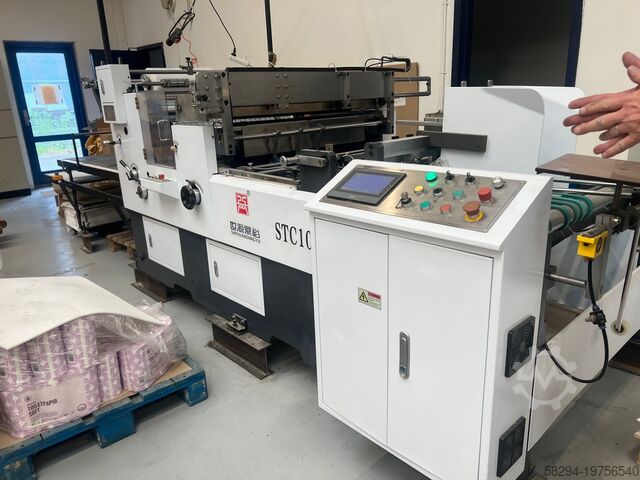 машина для наклеивания окон STC 1080