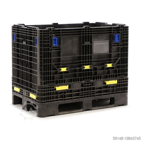 Б/у паллетные ящики штабелируемые/складные, Д: 1200, Ш: 785, В: 955 (мм). 625 л, Д: Kruizinga 98-7100