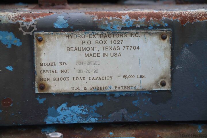 Экстрактор воздушного трубного пучка Hydro-Extractors INC 504- Diesel