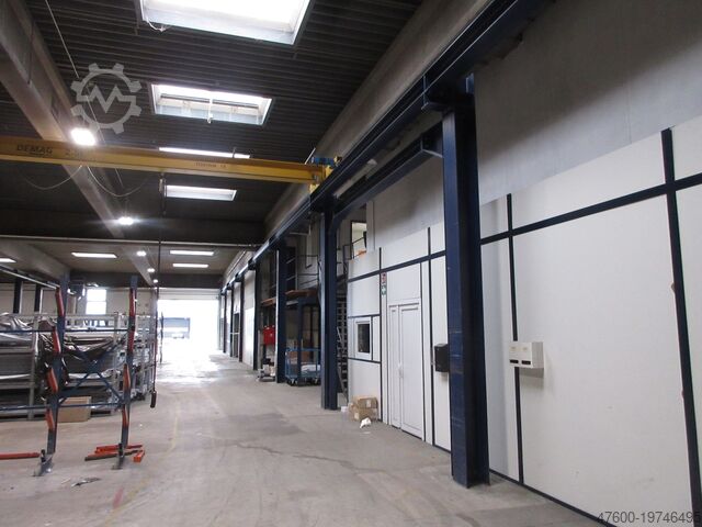 Kranhimmel мостовой кран, крановый путь, стальная конструкция Demag Portalkran Brückenkran + Stahlbau Kran Seilzug 2,5t 2500Kg L 44m x B 11,2m