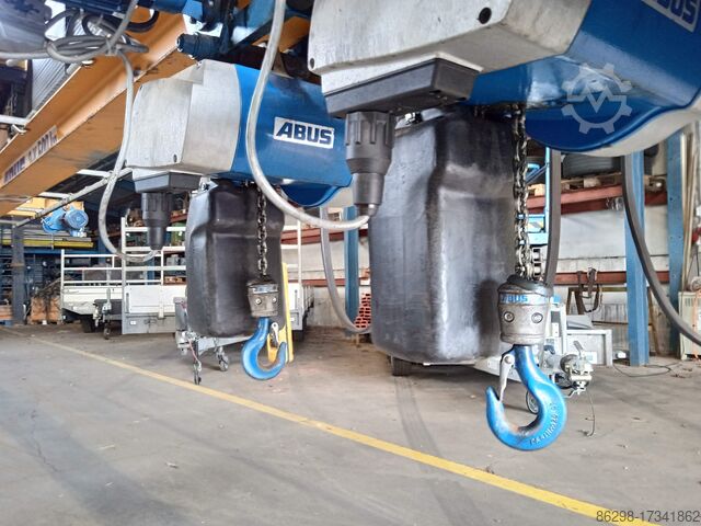 Однобалочный подвесной кран 5 000 мм × 2×500 кг Abus enkelligger hangkraan