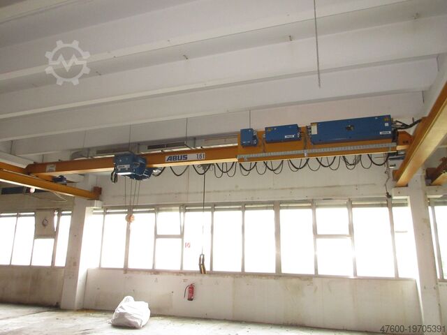 Кранхиммель мостовой кран + ходовая рельса ABUS Hallenkran Brückenkran Kran ELV Seilzug 1600Kg 1,6t B 9550mm Abuliner