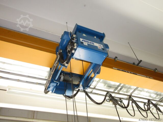 Кранхиммель мостовой кран + ходовая рельса ABUS Hallenkran Brückenkran Kran ELV Seilzug 1600Kg 1,6t B 9550mm Abuliner