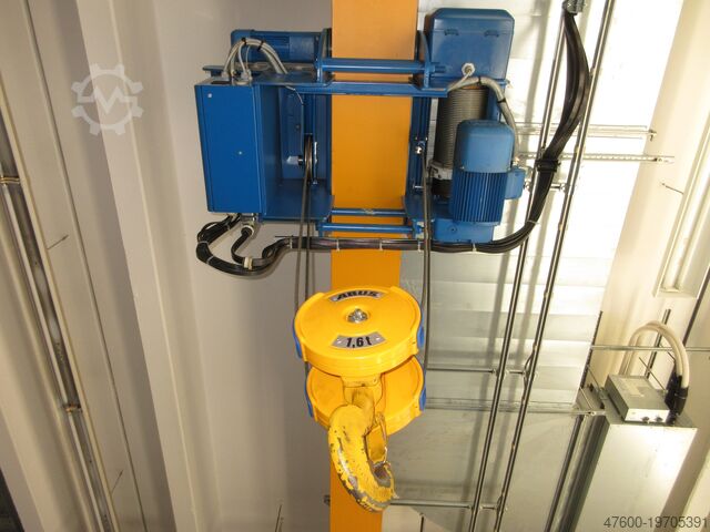 Кранхиммель мостовой кран + ходовая рельса ABUS Hallenkran Brückenkran Kran ELV Seilzug 1600Kg 1,6t B 9550mm Abuliner