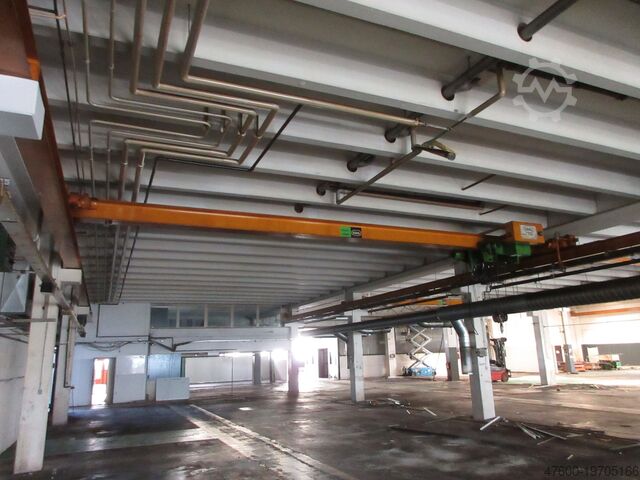 Кранхиммель мостовой кран + ходовая рельса Stahl Hallenkran Brückenkran Kran 3,2t Seilzug EL-B32 3200Kg 3,2t - Spur 9550mm