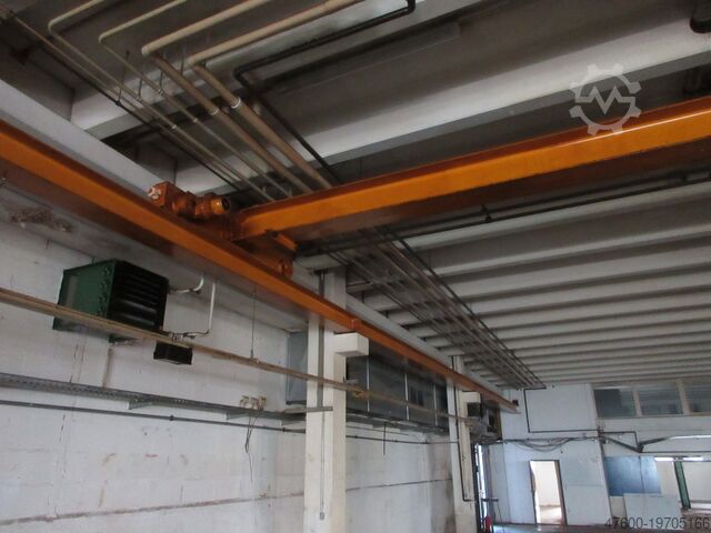 Кранхиммель мостовой кран + ходовая рельса Stahl Hallenkran Brückenkran Kran 3,2t Seilzug EL-B32 3200Kg 3,2t - Spur 9550mm