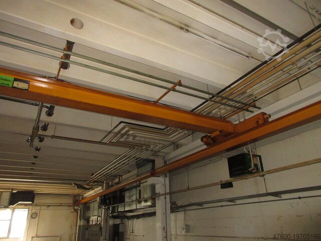 Кранхиммель мостовой кран + ходовая рельса Stahl Hallenkran Brückenkran Kran 3,2t Seilzug EL-B32 3200Kg 3,2t - Spur 9550mm