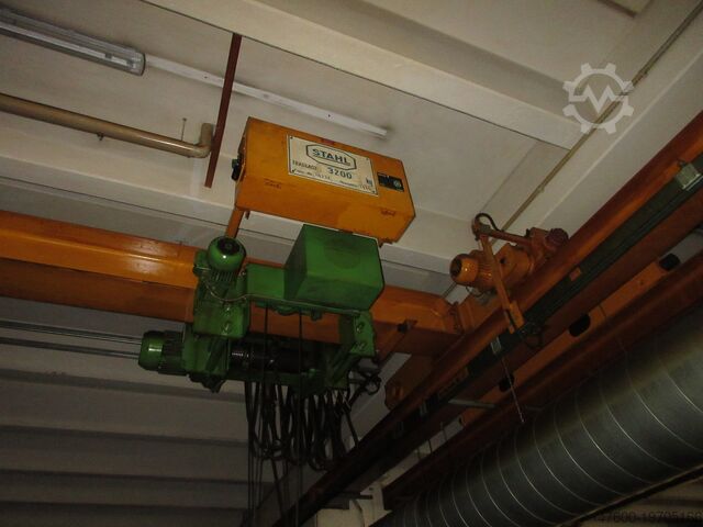 Кранхиммель мостовой кран + ходовая рельса Stahl Hallenkran Brückenkran Kran 3,2t Seilzug EL-B32 3200Kg 3,2t - Spur 9550mm