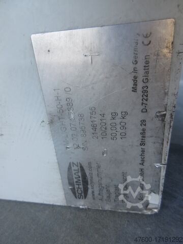 Штабелер Вакуумные присоски Вакуумные присоски Schmalz Manipulator Saugheber 50KG Vacu Master Light Vacuumheber