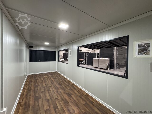 Живой контейнер Cafe Container / Bürocontainer / Baucontainer Modell IMBISS HOLZ