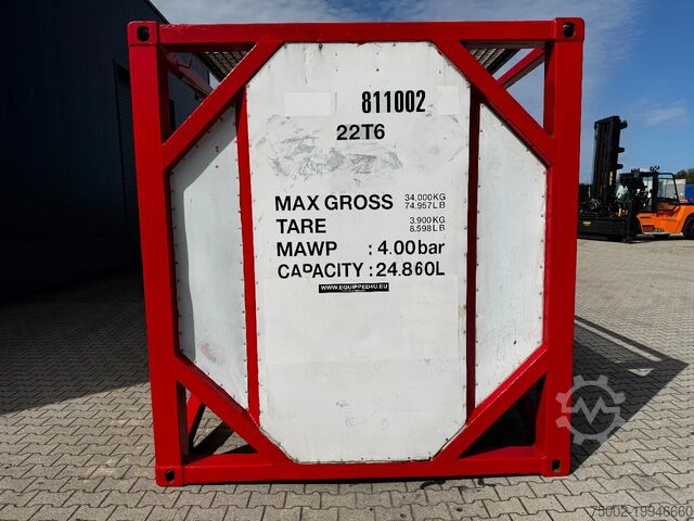 Контейнер для резервуара Welfit Oddy ISO, 24.860L, T11, L4BN, valid  5Y inspection: ...