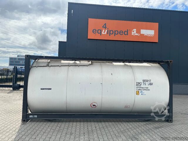 Контейнер для резервуара CIMC 20FT ISO / 25.020L-1-COMP. / L4BN / UN Portable...
