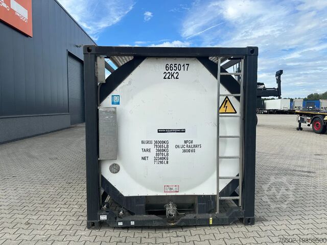 Контейнер для резервуара CIMC 20FT ISO / 25.020L-1-COMP. / L4BN / UN Portable...