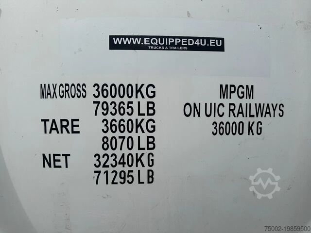 Контейнер для резервуара CIMC 20FT ISO / 25.020L-1-COMP. / L4BN / UN Portable...