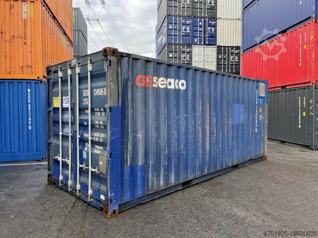 Закр. стальной контейнер Other 20 Fuß Lagercontainer mit Lüftungsgitter