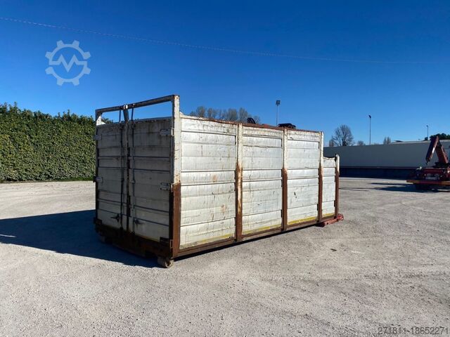 Контейнер с крюковым захватом  CONTAINER SCARRABILE USATO IN ALLUMINIO  A CIELO A