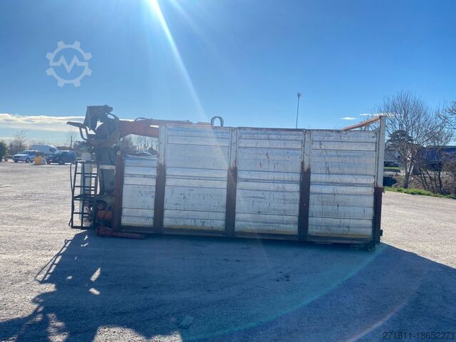 Контейнер с крюковым захватом  CONTAINER SCARRABILE USATO IN ALLUMINIO  A CIELO A