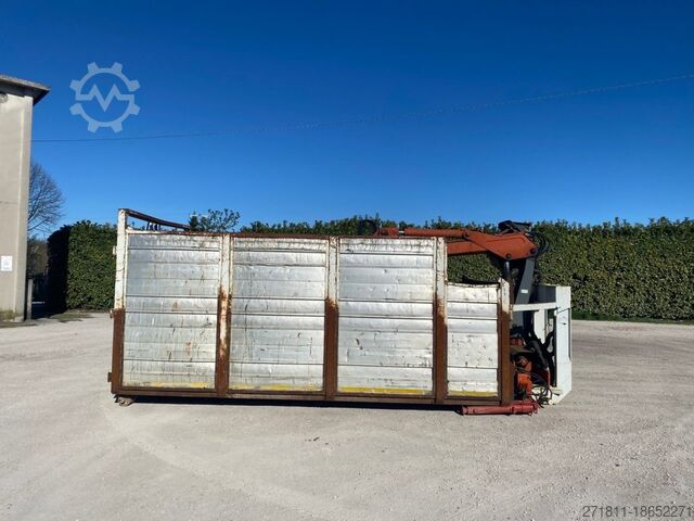 Контейнер с крюковым захватом  CONTAINER SCARRABILE USATO IN ALLUMINIO  A CIELO A