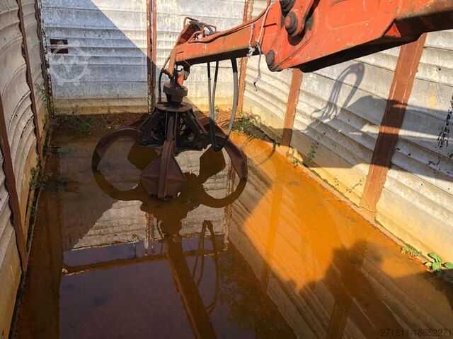 Контейнер с крюковым захватом  CONTAINER SCARRABILE USATO IN ALLUMINIO  A CIELO A