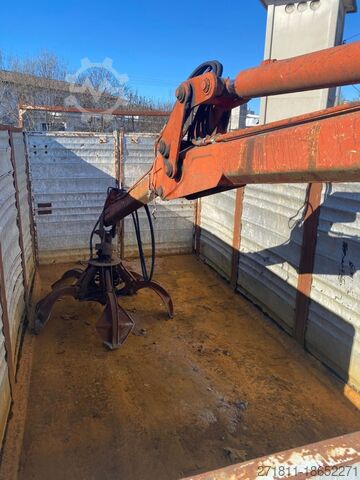 Контейнер с крюковым захватом  CONTAINER SCARRABILE USATO IN ALLUMINIO  A CIELO A