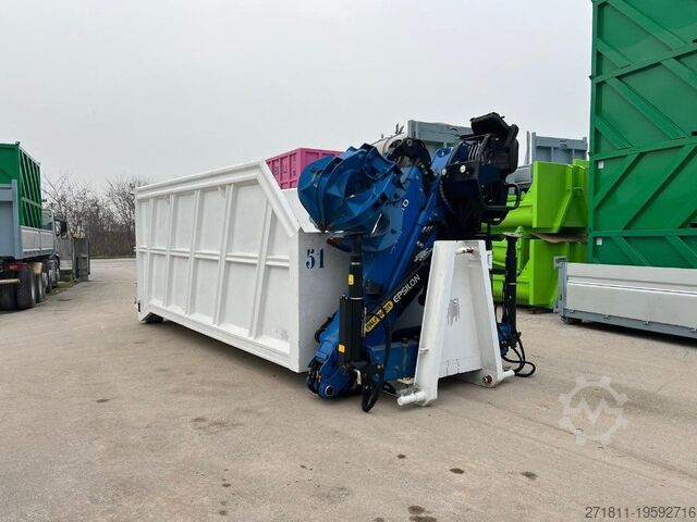 Контейнер с крюковым захватом  CONTAINER SCARRABILE USATO A CIELO APERTO CON GRU