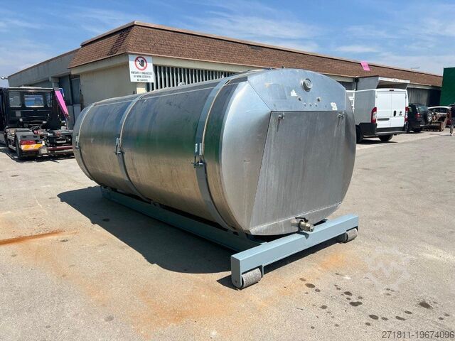 Контейнер с крюковым захватом  CISTERNA USATA SCARRABILE IN ACCIAIO