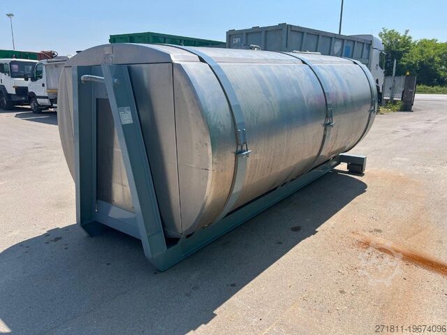 Контейнер с крюковым захватом  CISTERNA USATA SCARRABILE IN ACCIAIO