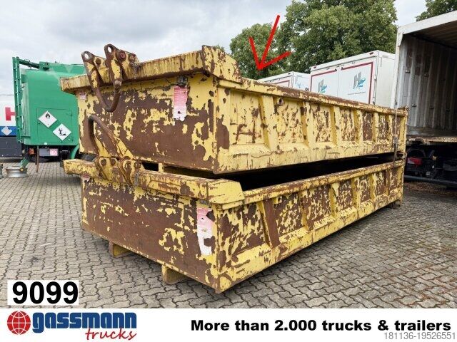 Контейнер с крюковым захватом Containerbau Hameln 88-AS18 ca. 9,5m³, Stapelbar