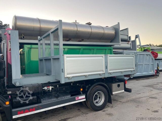 Контейнер с крюковым захватом  CONTAINER SCARRABILE NUOVO A PIANALE CON SPONDE