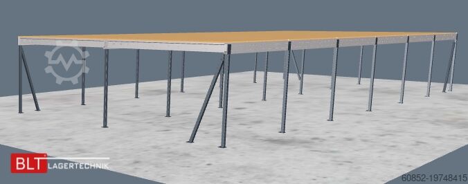 Платформа для хранения 10x25m Lagerbühne , Belastung : 500kg/qm Unterkante: 3,0m , ca. 250qm Systembühne