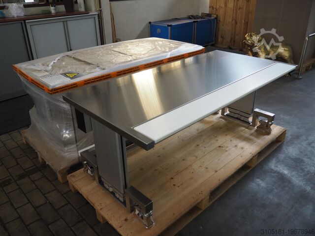 Передвижной стол для чистых помещений из нержавеющей стали Hammerlit Cleanroom/laboratorium werktafel