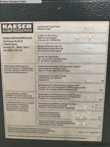 Холодильная сушилка KAESER TA5