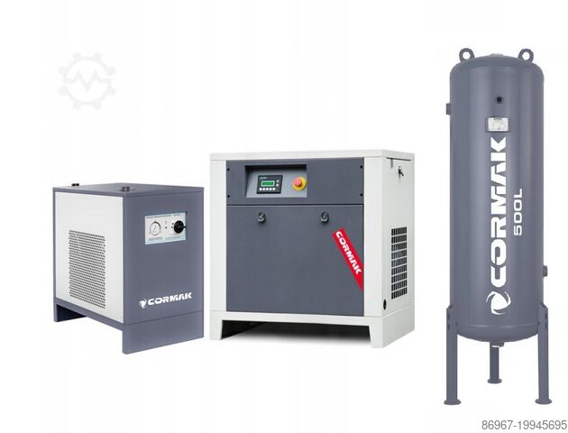 Комплект компрессор + осушитель + вертикальная ёмкость CORMAK LUFT 1000 INVERTER + N10S + BUTLA 500L