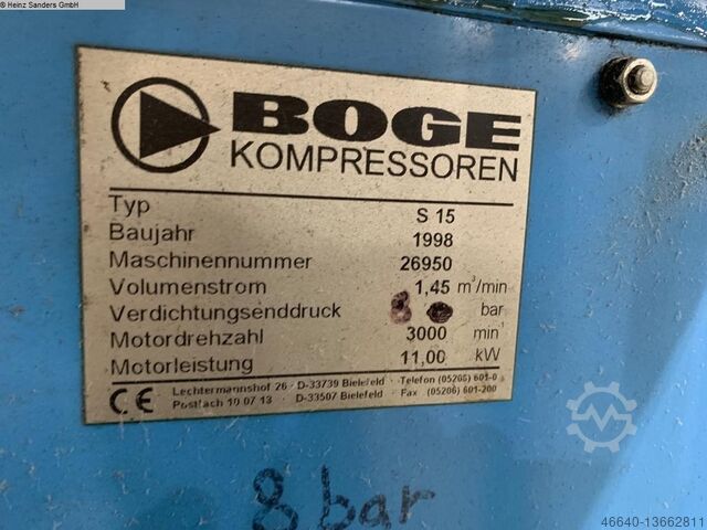 Винтовой компрессор BOGE S 15