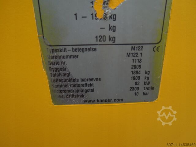 Винтовой компрессор Kaeser M122