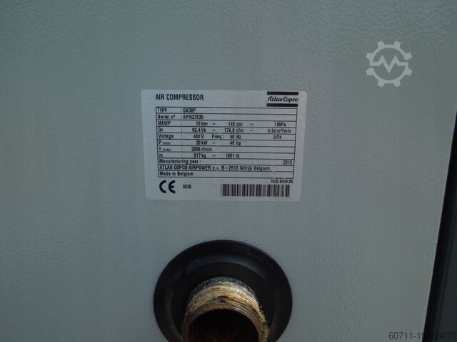 Винтовой компрессор Atlas Copco GA30+