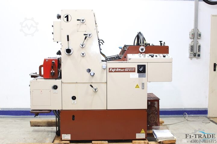 1-красочная листовая офсетная печать Shinohara Fuji 52 N-P