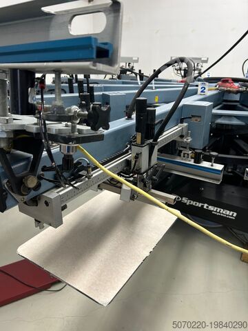 Трафаретная печатная машина M&R Sportsman 10 цветов M&R  ++ M & R Sportsman E Textildruck Karussell