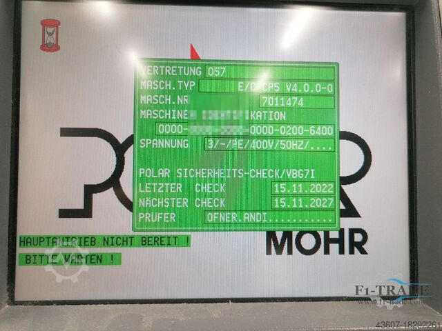 Режущая машина / Гуллотина Polar 92 E