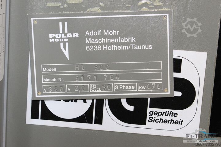 Штабельные подъемники Polar Mohr HL 600