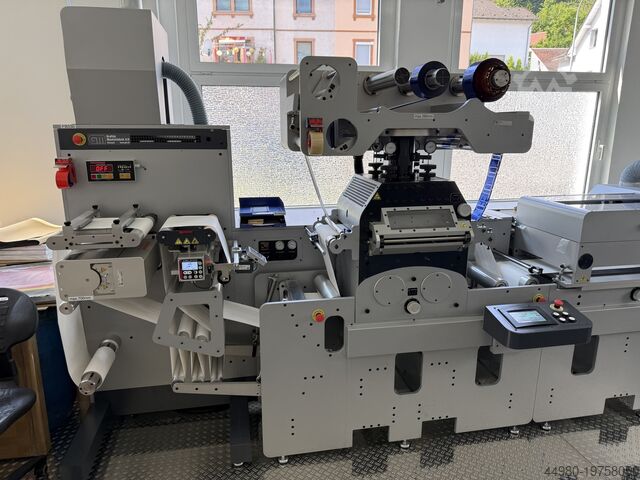 машина для отделки этикеток Grafisk Maskinfabrik 330 FB-D hot foil + screen printing