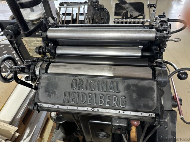 Letterpress Heidelberg Tiegel