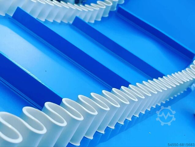 Перегиб ремня Угол L Конвейерный ремень FDA синий die magnetprofis 2022020322