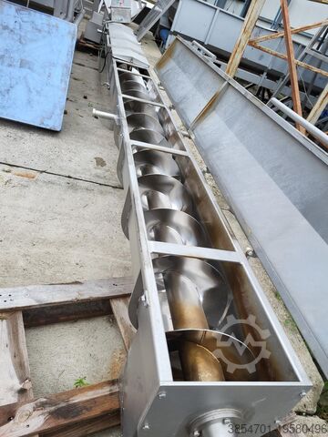 шнековый транспортер Przenośnik ślimakowy 6,3 x 0,3 ze stali nierdzewnej