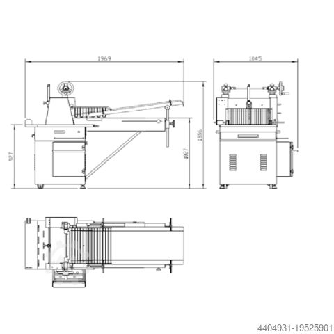 Автоматический резак со сжатым воздухом Brevetti Gasparin Mod.450