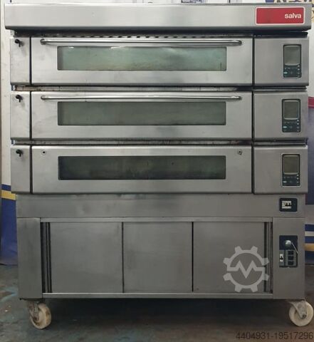 Модульная электрическая подовая печь с б/у расстоечным шкафом SALVA SALVA ST-02