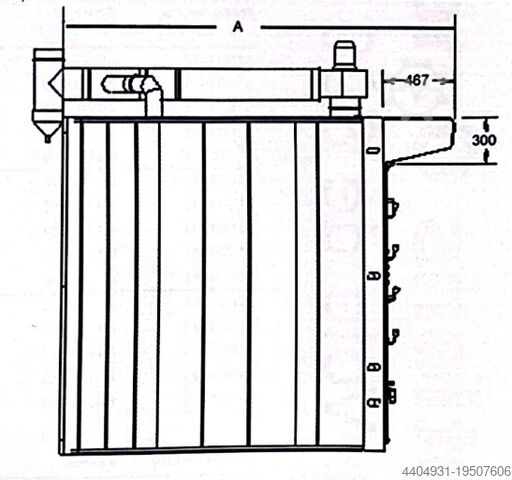 Подержанная печь sole BONGARD с пятью камерами и подъёмником BONGARD Omega 801/5.163