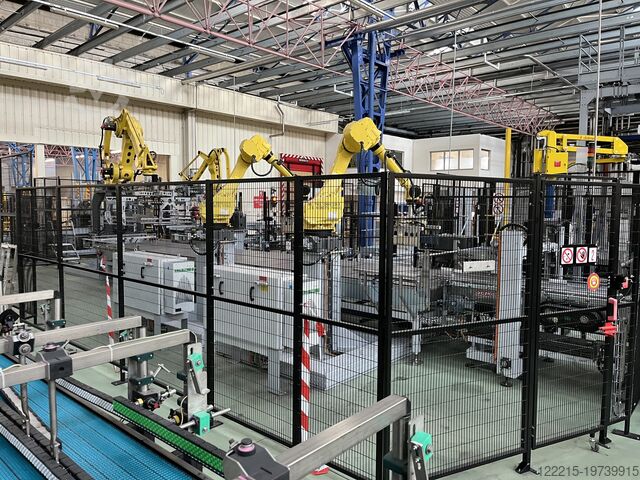 Паллетайзер и упаковщик Ocme Pegasus F450 (2014 г.) Ocme Palettierer & Wickler